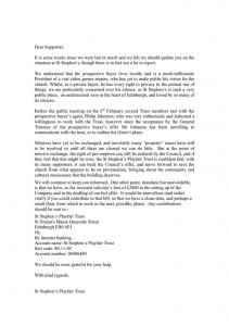 Text of the Trust Letter of May 5. Click to see full size.