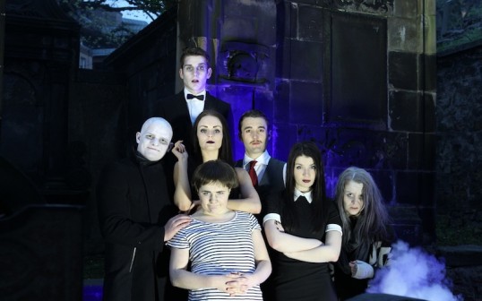 The Addams Family in the Graveyard. Photo ©  Andrew Gowland