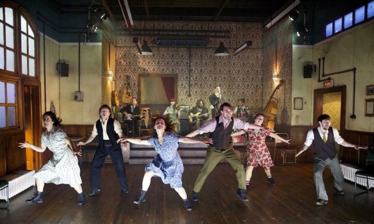 The cast and band of In Time o' Strife. Photo: Andy Ross