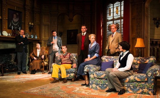 2014 Cast of 60th Anniversary Tour of Agatha Christies The Mousetrap. Photo: Helen Maybanks