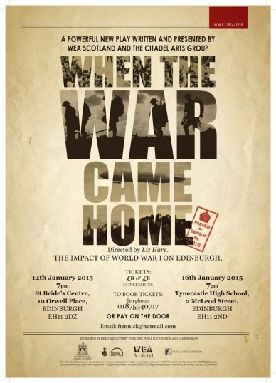 When the War Came Home Poster