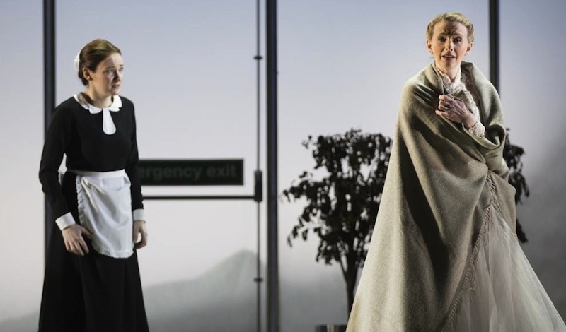 Jennifer France as Dalinda and Sarah Tynan as Ginevra in Ariodante. Scottish Opera 2016. Photo James Glossop