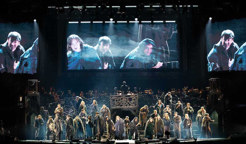 Image from the SSE Arena, Belfast of the  World Tour of Boublil and Schönberg’s LES MISÉRABLES THE ARENA SPECTACULAR