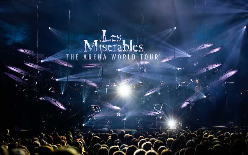 Image from the SSE Arena, Belfast of the  World Tour of Boublil and Schönberg’s LES MISÉRABLES THE ARENA SPECTACULAR